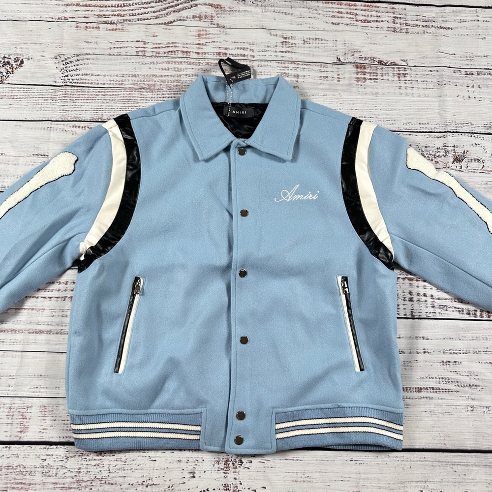 AMIRI Bone's Varsity Jacket Men's Large